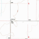 United States Geological Survey Red Mike Hill, ND (1997, 24000-Scale) digital map