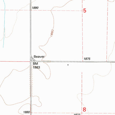United States Geological Survey Red Mike Hill, ND (1997, 24000-Scale) digital map