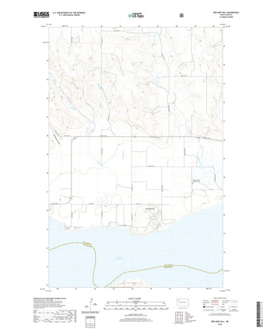 United States Geological Survey Red Mike Hill, ND (2020, 24000-Scale) digital map