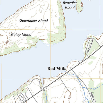 United States Geological Survey Red Mills, NY (2023, 24000-Scale) digital map