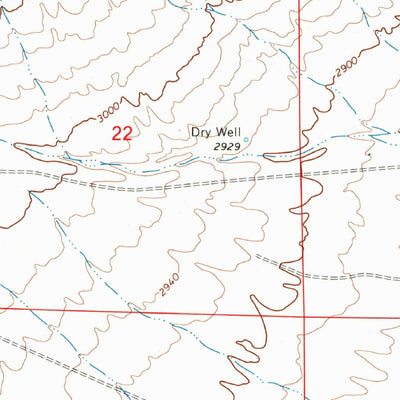 United States Geological Survey Red Mountain, CA (1967, 24000-Scale) digital map