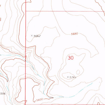 United States Geological Survey Red Mountain, NV (1972, 24000-Scale) digital map