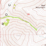 United States Geological Survey Red Mountain, NV (1972, 24000-Scale) digital map