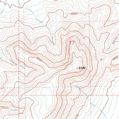 United States Geological Survey Red Mountain, OR (1981, 24000-Scale) digital map