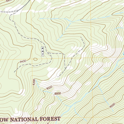 United States Geological Survey Red Mountain, WY (2021, 24000-Scale) digital map