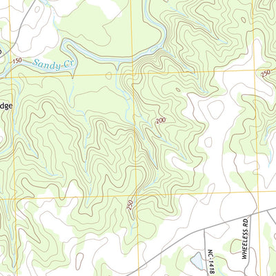 United States Geological Survey Red Oak, NC (2013, 24000-Scale) digital map