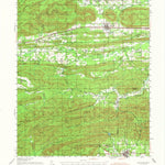 United States Geological Survey Red Oak, OK (1940, 62500-Scale) digital map