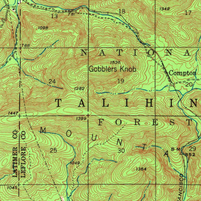 United States Geological Survey Red Oak, OK (1940, 62500-Scale) digital map