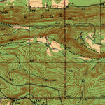 United States Geological Survey Red Oak, OK (1943, 62500-Scale) digital map