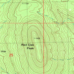 United States Geological Survey Red Oak, OK (1979, 24000-Scale) digital map