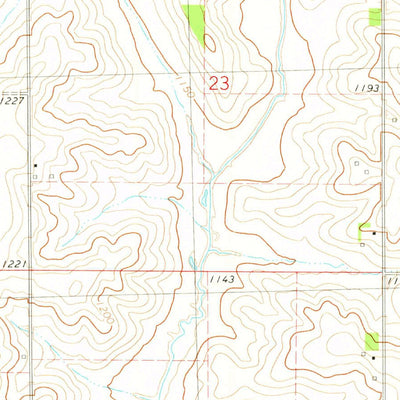 United States Geological Survey Red Oak South, IA (1978, 24000-Scale) digital map