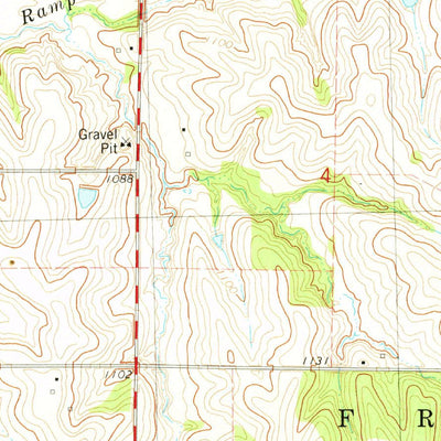 United States Geological Survey Red Oak South, IA (1978, 24000-Scale) digital map