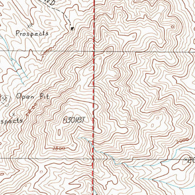 United States Geological Survey Red Pass Lake, CA (1996, 24000-Scale) digital map