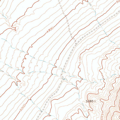 United States Geological Survey Red Pass, UT (1971, 24000-Scale) digital map