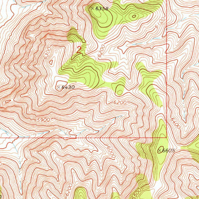 United States Geological Survey Red Pass, UT (1971, 24000-Scale) digital map