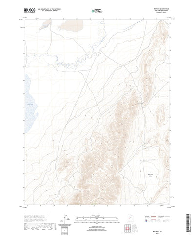 United States Geological Survey Red Pass, UT (2023, 24000-Scale) digital map