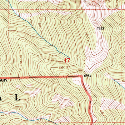 United States Geological Survey Red Plume Mountain, MT (1994, 24000-Scale) digital map