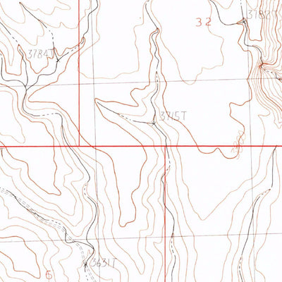 United States Geological Survey Red Pockets, AZ (1985, 24000-Scale) digital map