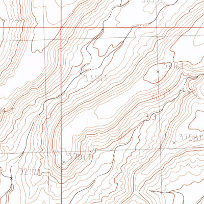 United States Geological Survey Red Pockets, AZ (1985, 24000-Scale) digital map