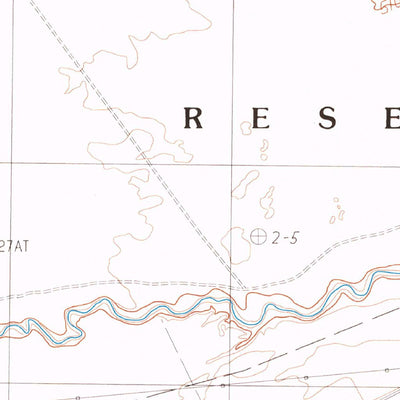United States Geological Survey Red Point, AZ (1988, 24000-Scale) digital map
