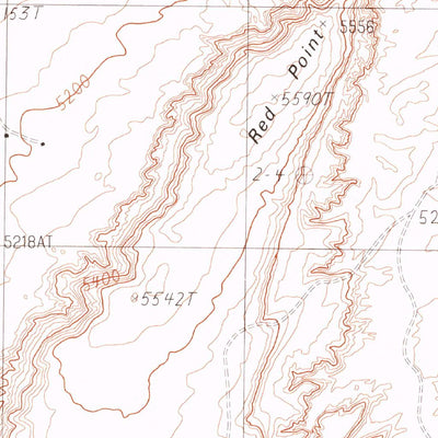 United States Geological Survey Red Point, AZ (1988, 24000-Scale) digital map