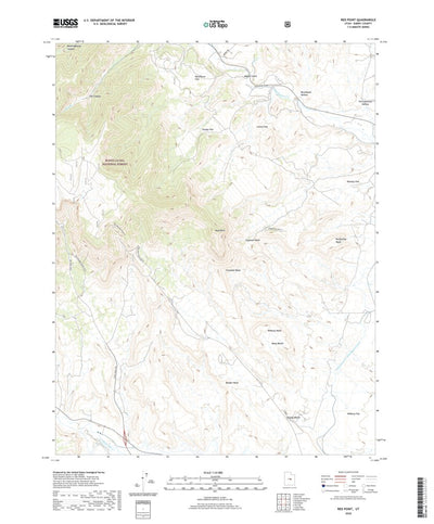 United States Geological Survey Red Point, UT (2020, 24000-Scale) digital map