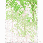 United States Geological Survey Red Pryor Mountain, MT-WY (1964, 24000-Scale) digital map