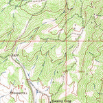 United States Geological Survey Red Pryor Mountain, MT-WY (1964, 24000-Scale) digital map
