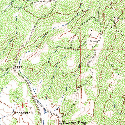United States Geological Survey Red Pryor Mountain, MT-WY (1964, 24000-Scale) digital map