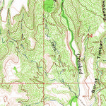 United States Geological Survey Red Pryor Mountain, MT-WY (1964, 24000-Scale) digital map