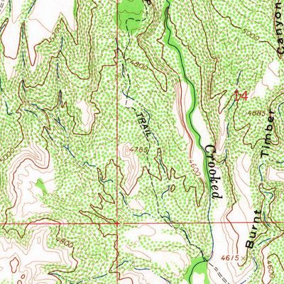 United States Geological Survey Red Pryor Mountain, MT-WY (1964, 24000-Scale) digital map