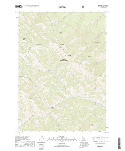 United States Geological Survey Red Ridge, ID (2020, 24000-Scale) digital map