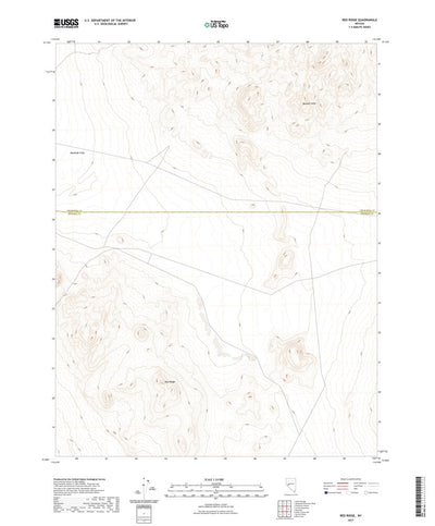 United States Geological Survey Red Ridge, NV (2021, 24000-Scale) digital map