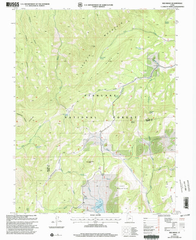 United States Geological Survey Red Ridge, UT (2001, 24000-Scale) digital map