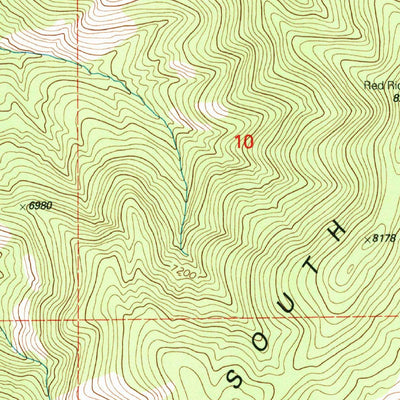 United States Geological Survey Red Ridge, UT (2001, 24000-Scale) digital map