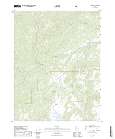 United States Geological Survey Red Ridge, UT (2023, 24000-Scale) digital map