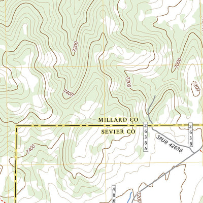 United States Geological Survey Red Ridge, UT (2023, 24000-Scale) digital map