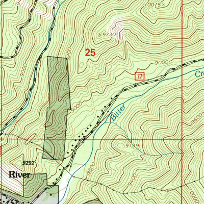 United States Geological Survey Red River, NM (1995, 24000-Scale) digital map