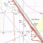 United States Geological Survey Red Rock, AZ (1980, 24000-Scale) digital map