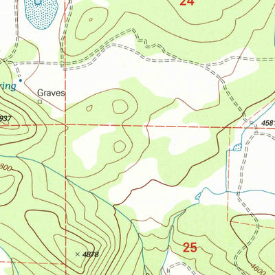 United States Geological Survey Red Rock Lakes, CA (2001, 24000-Scale) digital map