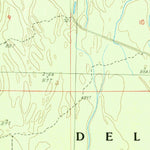 United States Geological Survey Red Rock, MS (1988, 24000-Scale) digital map