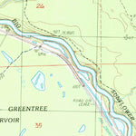 United States Geological Survey Red Rock, MS (1988, 24000-Scale) digital map