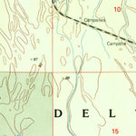United States Geological Survey Red Rock, MS (2000, 24000-Scale) digital map