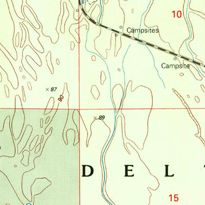 United States Geological Survey Red Rock, MS (2000, 24000-Scale) digital map