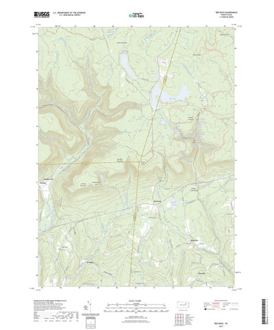 United States Geological Survey Red Rock, PA (2023, 24000-Scale) digital map