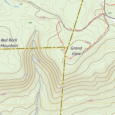 United States Geological Survey Red Rock, PA (2023, 24000-Scale) digital map