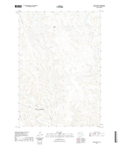 United States Geological Survey Red Scaffold, SD (2021, 24000-Scale) digital map