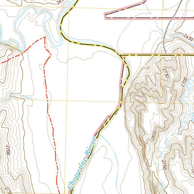 United States Geological Survey Red Shirt NE, SD (2021, 24000-Scale) digital map