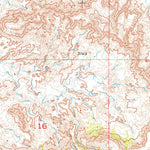 United States Geological Survey Red Shirt SW, SD (1951, 24000-Scale) digital map
