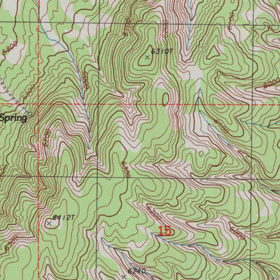 United States Geological Survey Red Spring, NV (1985, 24000-Scale) digital map